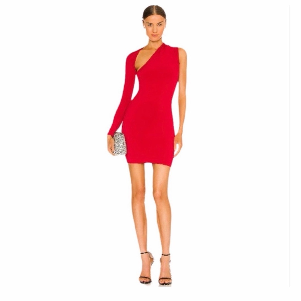 SNDYS. One-Shoulder Bodycon Dress